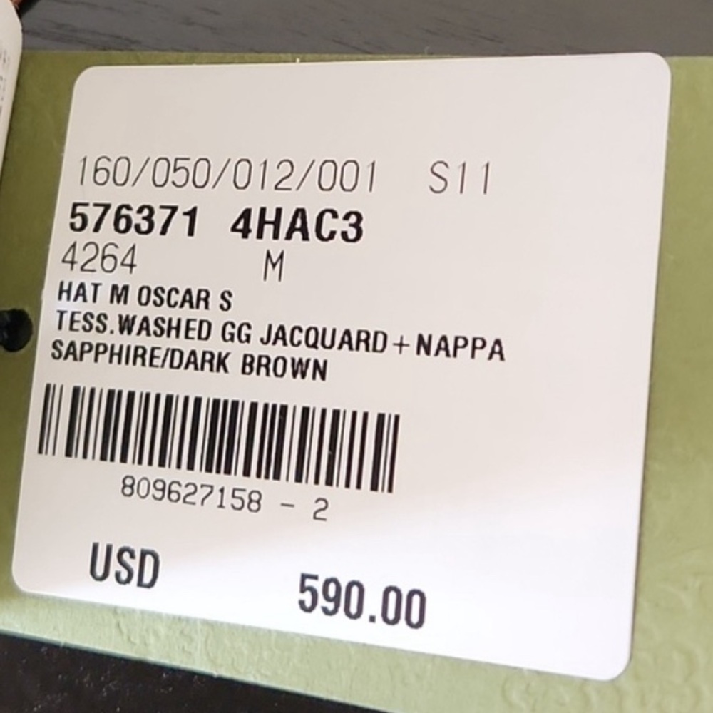 Gucci GG Jacquard Denim Bucket Hat - Picture 9 of 9